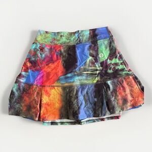 Dona Jo JoJo Skort Womens 1 Multicolor Tennis Golf‎ Running Athletic Skirt